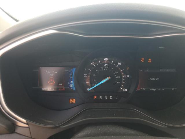 3FA6P0LU9KR168359 - 2019 FORD FUSION SE BLACK photo 9