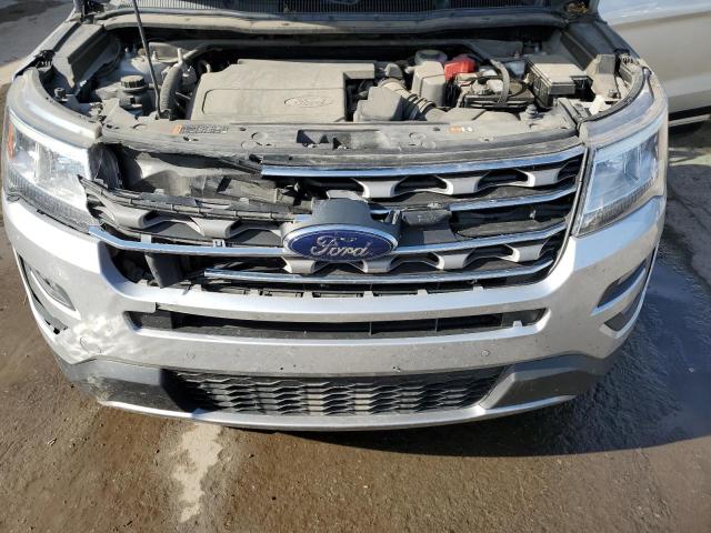 1FM5K8D89HGD75611 - 2017 FORD EXPLORER XLT فضي صورة 12