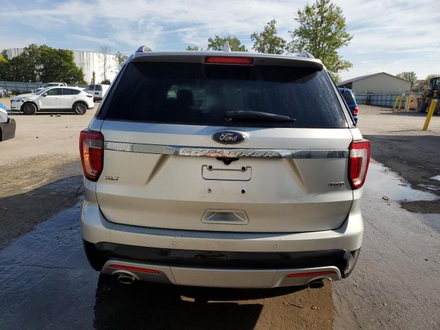 1FM5K8D89HGD75611 - 2017 FORD EXPLORER XLT فضي صورة 6