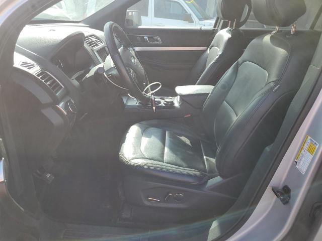 1FM5K8D89HGD75611 - 2017 FORD EXPLORER XLT فضي صورة 7
