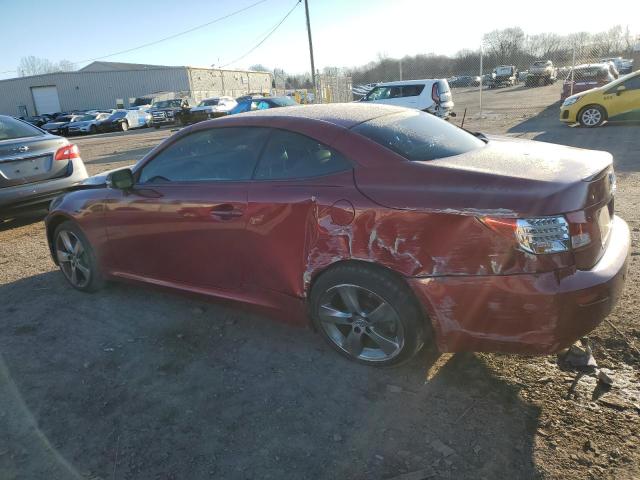 JTHFE2C21A2502931 - 2010 LEXUS IS 350 RED photo 2