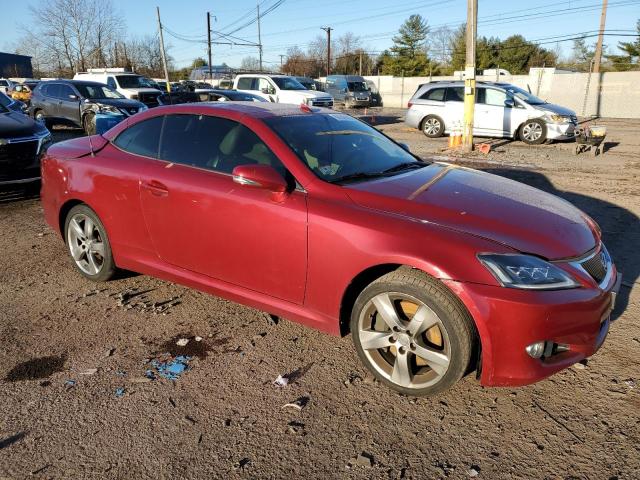 JTHFE2C21A2502931 - 2010 LEXUS IS 350 RED photo 4