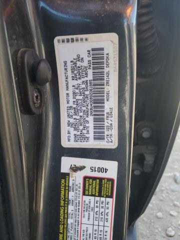 1NXBU40E89Z061985 - 2009 TOYOTA COROLLA BASE GRAY photo 12