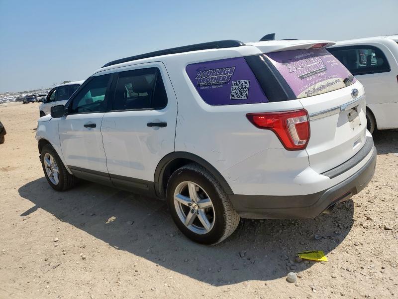 1FM5K7BH8JGC05212 - 2018 FORD EXPLORER WHITE photo 2