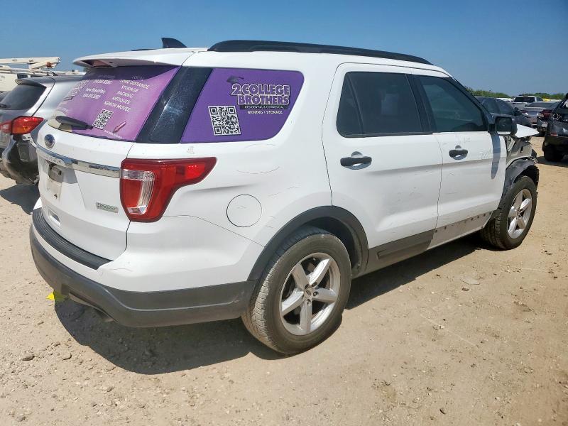 1FM5K7BH8JGC05212 - 2018 FORD EXPLORER WHITE photo 3