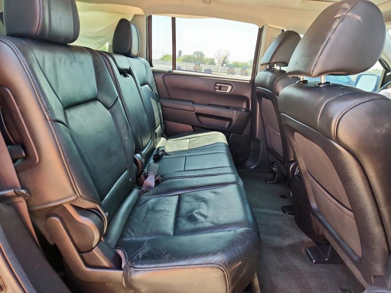 5FNYF3H5XDB035705 - 2013 HONDA PILOT EXL SILVER photo 11