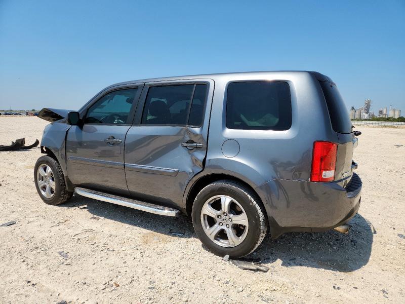 5FNYF3H5XDB035705 - 2013 HONDA PILOT EXL SILVER photo 2