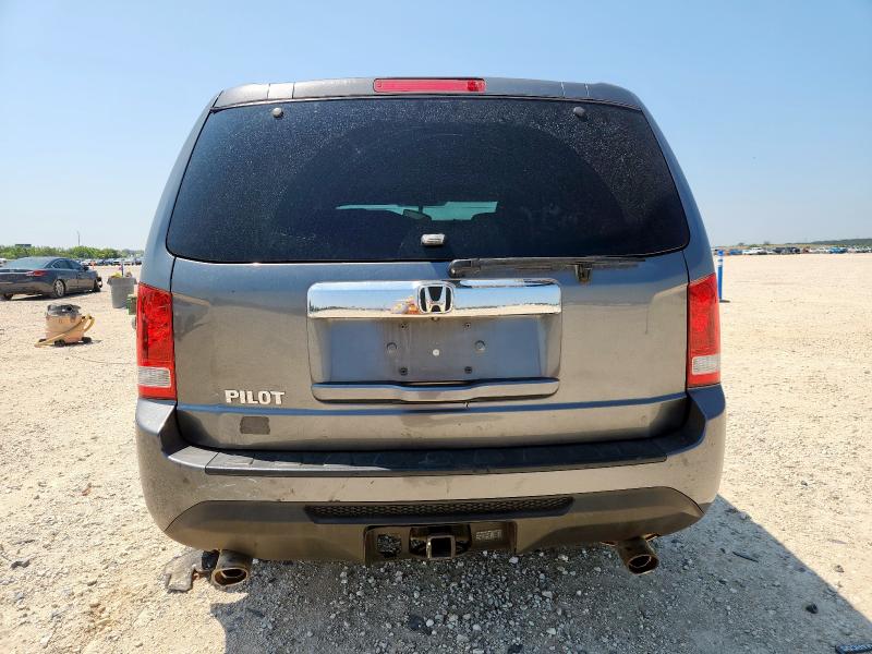 5FNYF3H5XDB035705 - 2013 HONDA PILOT EXL SILVER photo 6