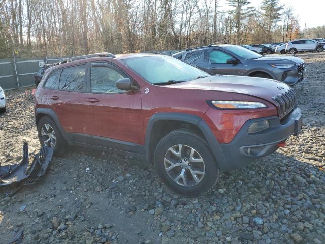 1C4PJMBS2FW663447 - 2015 JEEP CHEROKEE TRAILHAWK RED photo 4