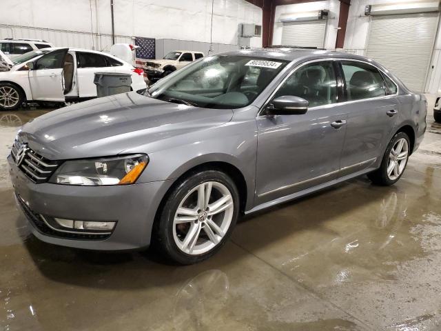 1VWBN7A3XDC134639 - 2013 VOLKSWAGEN PASSAT SE GRAY photo 1