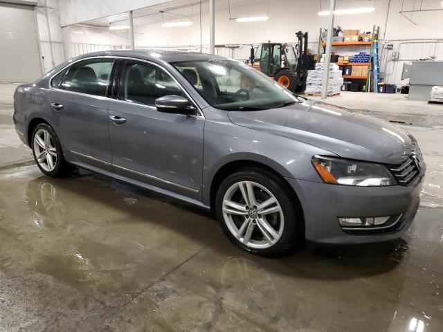 1VWBN7A3XDC134639 - 2013 VOLKSWAGEN PASSAT SE GRAY photo 4