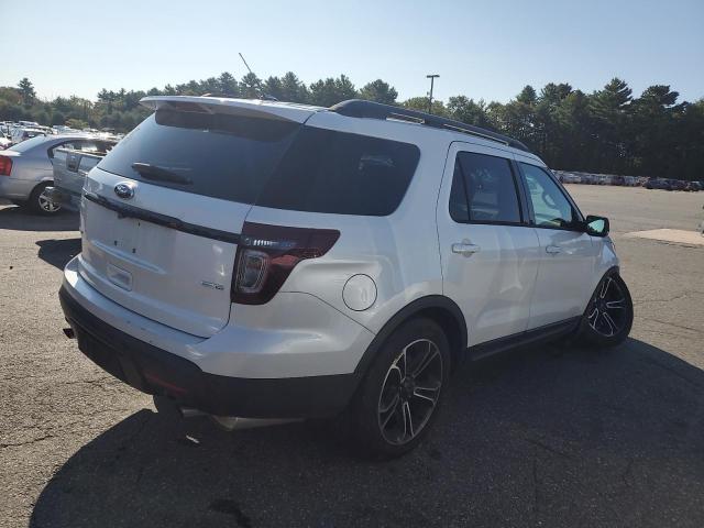 1FM5K8GT6FGA74064 - 2015 FORD EXPLORER SPORT WHITE photo 3