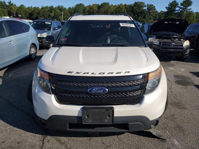 1FM5K8GT6FGA74064 - 2015 FORD EXPLORER SPORT WHITE photo 5