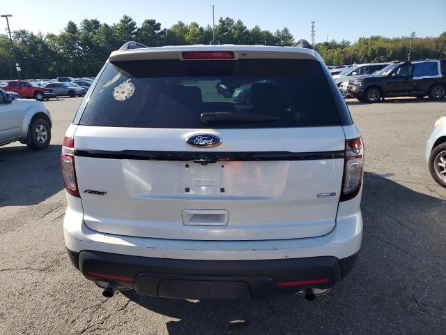 1FM5K8GT6FGA74064 - 2015 FORD EXPLORER SPORT WHITE photo 6