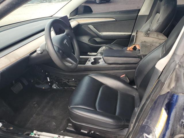 5YJ3E1EA1NF145482 - 2022 TESLA MODEL 3 蓝色 照片 7