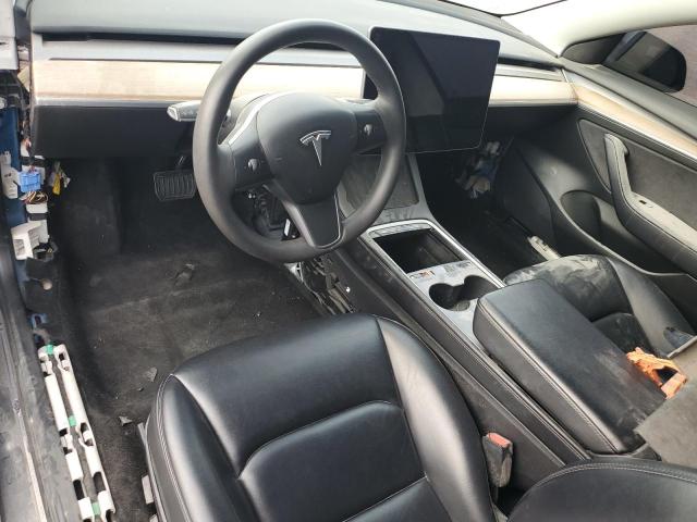 5YJ3E1EA1NF145482 - 2022 TESLA MODEL 3 蓝色 照片 8