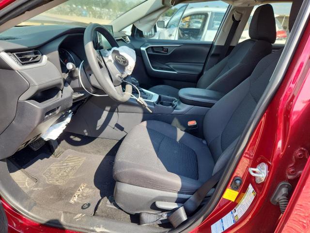 2T3F1RFV0KC031473 - 2019 TOYOTA RAV4 LE წითელი ფოტო 7