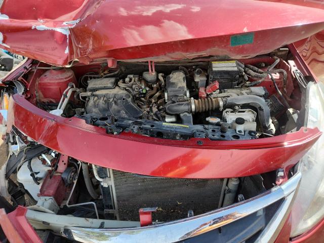 3N1CN7AP9KL879011 - 2019 NISSAN VERSA S BURGUNDY photo 11