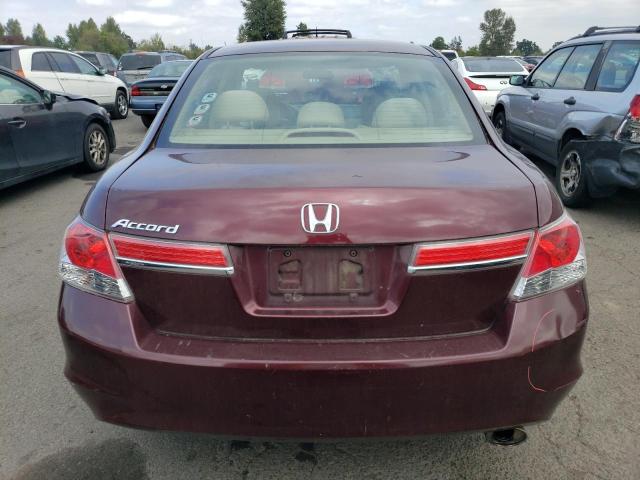 1HGCP2F32BA044828 - 2011 HONDA ACCORD LX ბურგუნდია ფოტო 6
