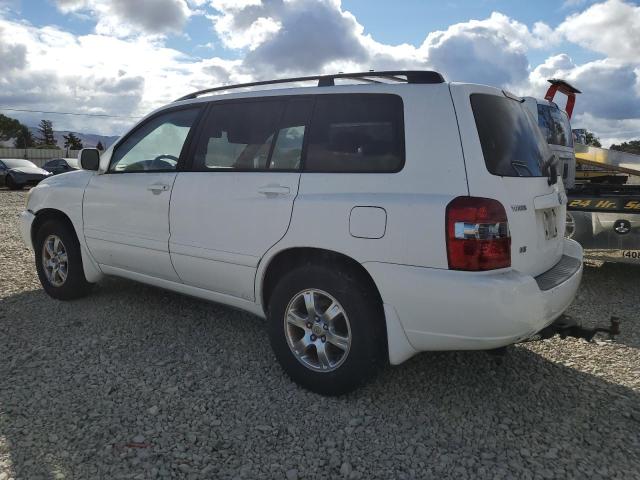 JTEGP21A140033605 - 2004 TOYOTA HIGHLANDER BASE WHITE photo 2