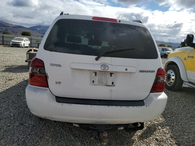 JTEGP21A140033605 - 2004 TOYOTA HIGHLANDER BASE WHITE photo 6