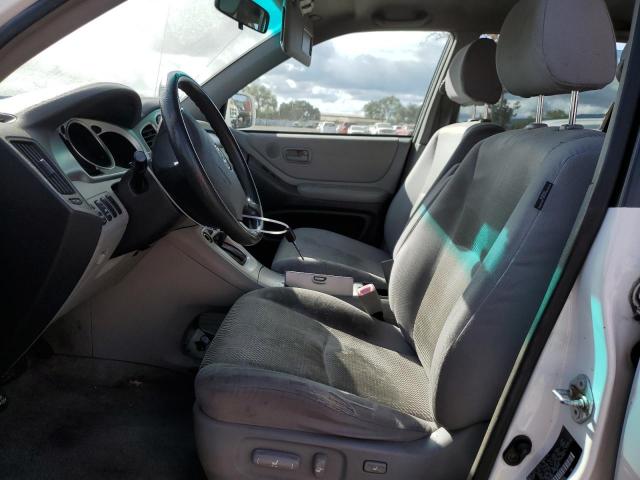 JTEGP21A140033605 - 2004 TOYOTA HIGHLANDER BASE WHITE photo 7