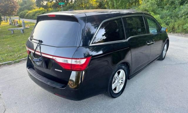 5FNRL5H90BB091578 - 2011 HONDA ODYSSEY TOURING BLACK photo 10