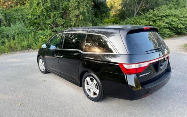 5FNRL5H90BB091578 - 2011 HONDA ODYSSEY TOURING BLACK photo 3
