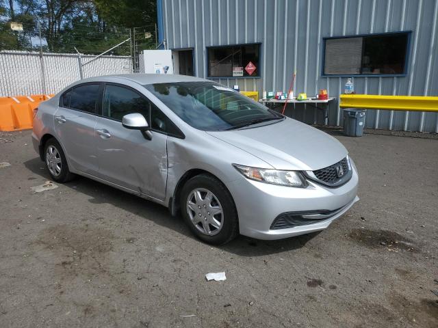 19XFB2F59DE078552 - 2013 HONDA CIVIC LX Gümüş fotoğraf 4