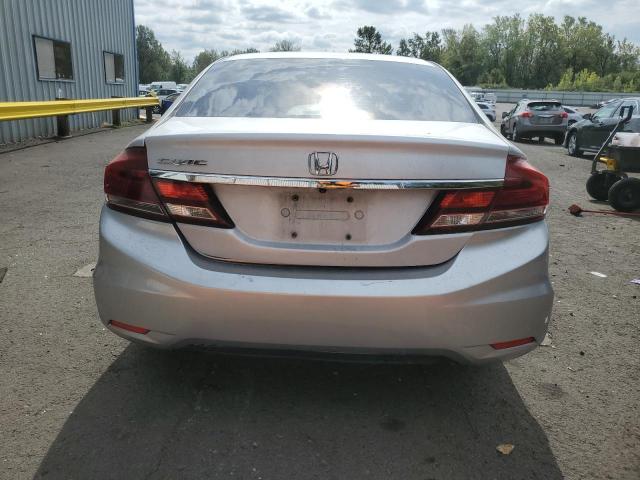 19XFB2F59DE078552 - 2013 HONDA CIVIC LX Gümüş fotoğraf 6