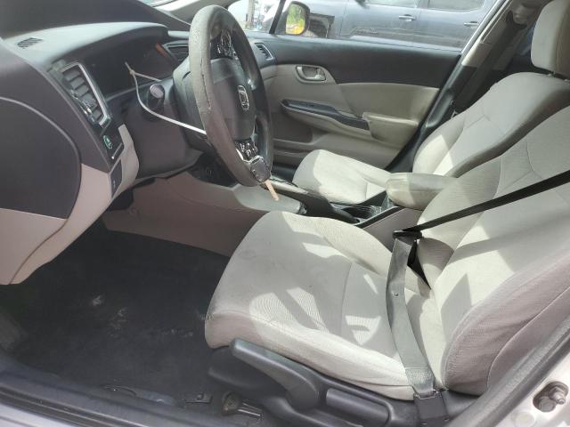 19XFB2F59DE078552 - 2013 HONDA CIVIC LX Gümüş fotoğraf 7