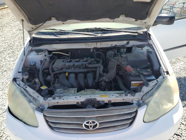 1NXBR32E73Z164086 - 2003 TOYOTA COROLLA CE WHITE photo 11