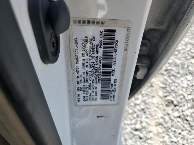 1NXBR32E73Z164086 - 2003 TOYOTA COROLLA CE WHITE photo 12