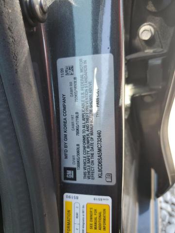 KL8CD6SA5MC732440 - 2021 CHEVROLET SPARK 1LT ნაცრისფერი ფოტო 13