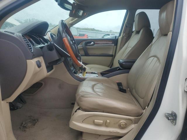 5GAKRCED1CJ347137 - 2012 BUICK ENCLAVE WHITE photo 7