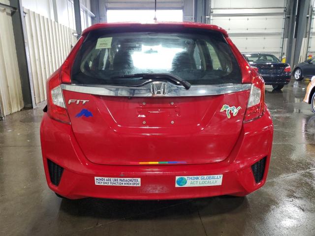 JHMGK5H70GX013371 - 2016 HONDA FIT EX წითელი ფოტო 6
