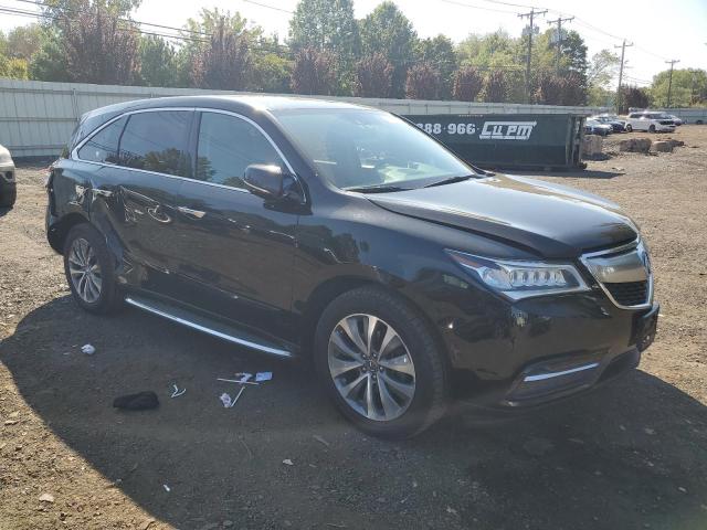 5FRYD4H44FB003837 - 2015 ACURA MDX TECHNOLOGY Սև լուսանկար 4
