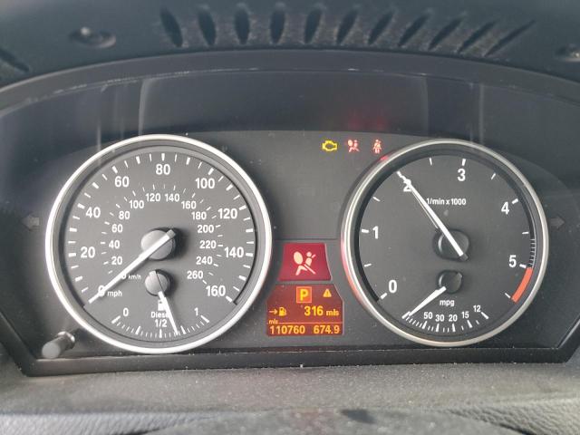 5UXZW0C58CL665176 - 2012 BMW X5 XDRIVE35D GRAY photo 9