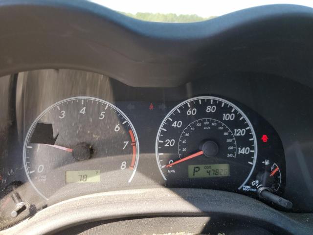 2T1BU4EE6BC603617 - 2011 TOYOTA COROLLA BASE Czarny zdjęcie 9