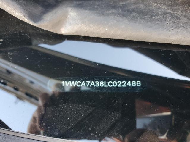 1VWCA7A36LC022466 - 2020 VOLKSWAGEN PASSAT SEL Mavi fotoğraf 12