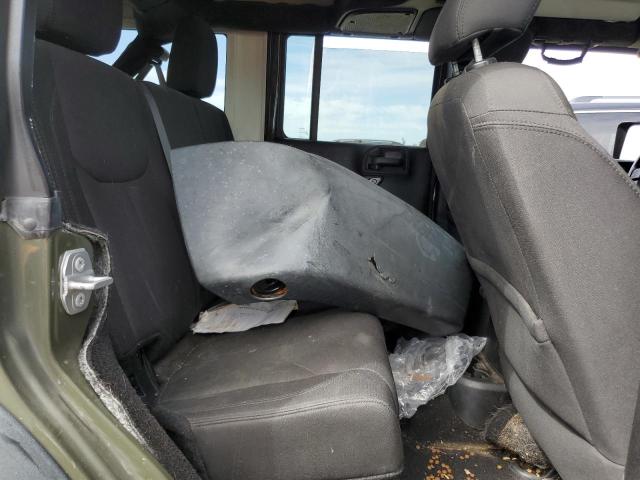 1C4BJWDG9FL763268 - 2015 JEEP WRANGLER U SPORT GREEN photo 11