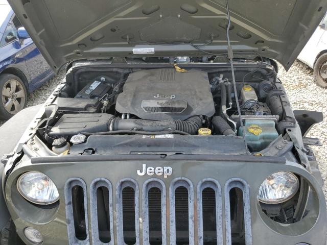 1C4BJWDG9FL763268 - 2015 JEEP WRANGLER U SPORT GREEN photo 12