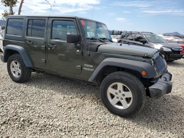 1C4BJWDG9FL763268 - 2015 JEEP WRANGLER U SPORT GREEN photo 4