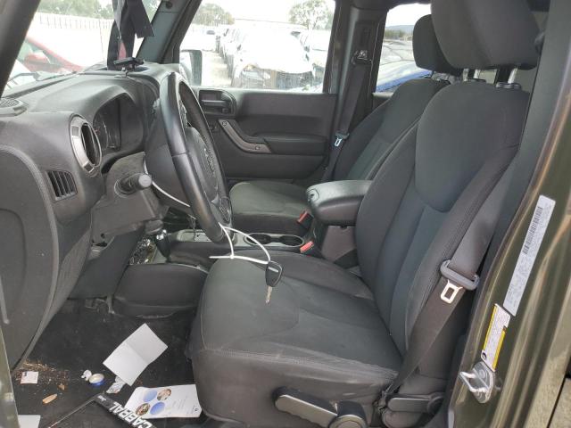 1C4BJWDG9FL763268 - 2015 JEEP WRANGLER U SPORT GREEN photo 7