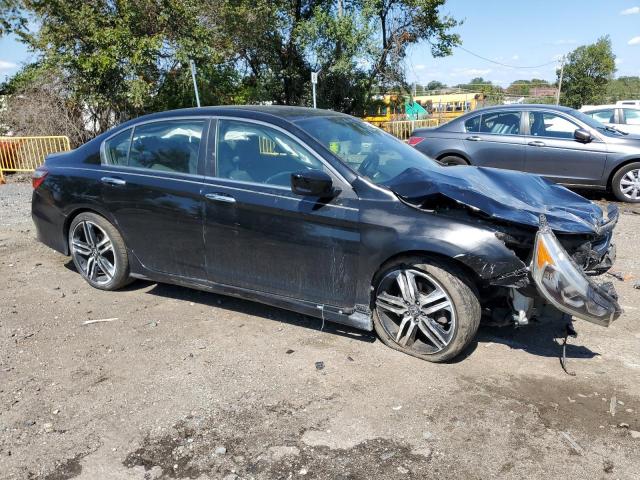 1HGCR2F52GA025814 - 2016 HONDA ACCORD SPORT შავი ფოტო 4
