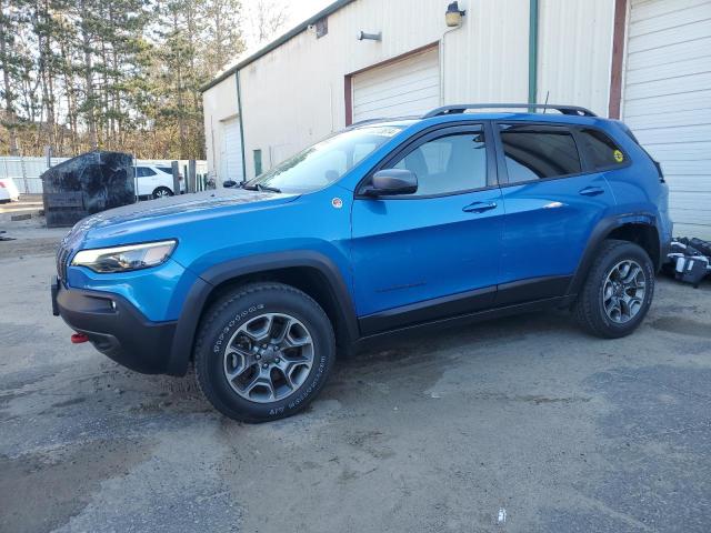 1C4PJMBX8MD108278 - 2021 JEEP CHEROKEE TRAILHAWK BLUE photo 1