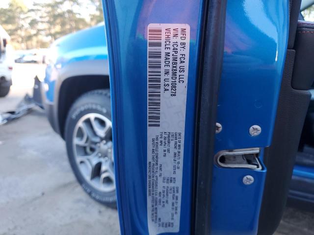 1C4PJMBX8MD108278 - 2021 JEEP CHEROKEE TRAILHAWK BLUE photo 14