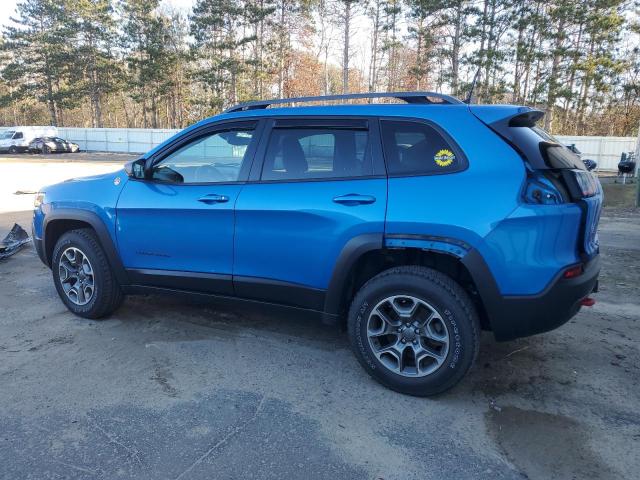 1C4PJMBX8MD108278 - 2021 JEEP CHEROKEE TRAILHAWK BLUE photo 2
