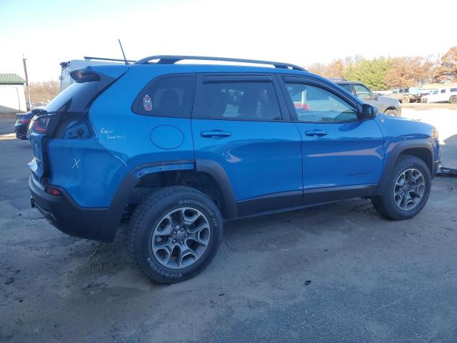 1C4PJMBX8MD108278 - 2021 JEEP CHEROKEE TRAILHAWK BLUE photo 3