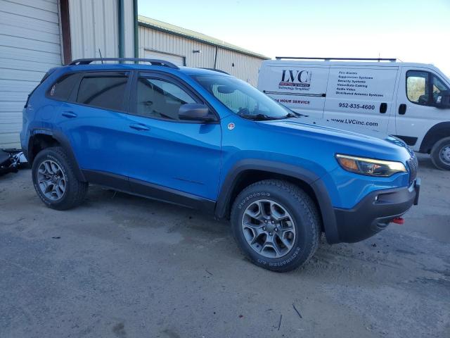 1C4PJMBX8MD108278 - 2021 JEEP CHEROKEE TRAILHAWK BLUE photo 4